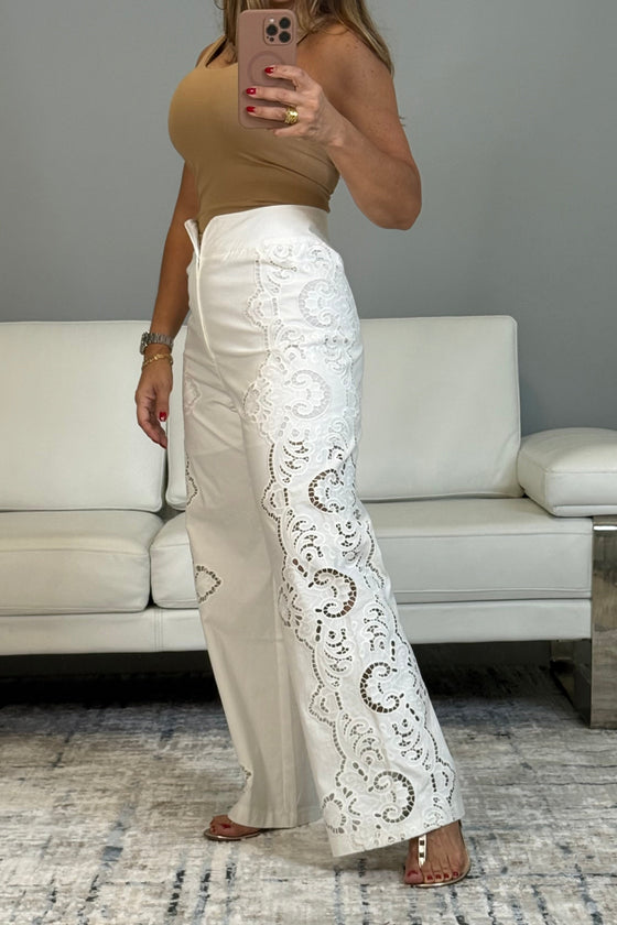 Eugenia Off White Pants
