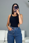 Black Cut Out Bodysuit