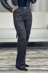 At Black Cargo Pants