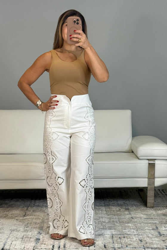 Eugenia Off White Pants