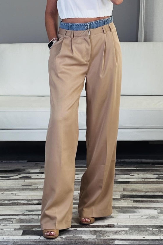 Denim Waist Trousers