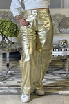 Gold Cargo Pants